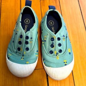 Size 8 Cat & Jack sneakers with cute pineapple print.